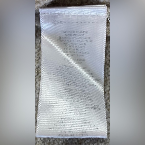 Joie Light Gray V-neck Sweater, Size S, Wool/Cashmere/Polyester, So Soft - Picture 4 of 6